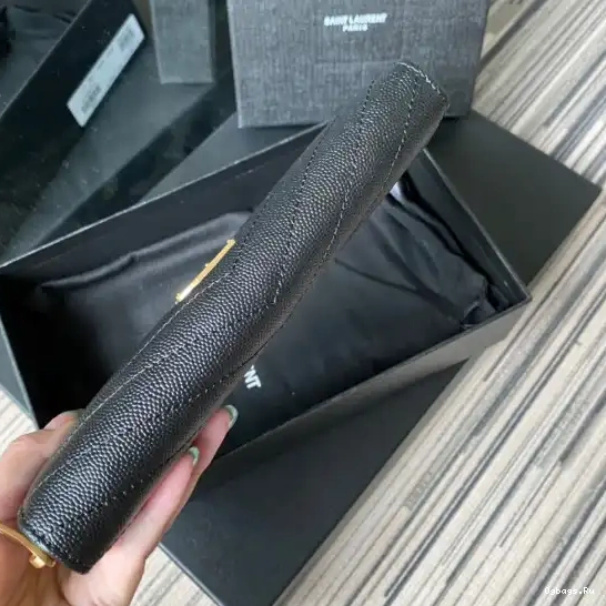 MONOGRAM WALLET ZIPPY YSL 0704